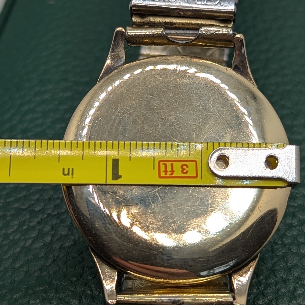 ✨  1950s Accurist 21-Jewel Solid 9ct Gold Men’s Dress Watch ✨ - Picture 5 of 11